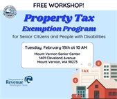 Property Tax Exemption Program for Seniors and People with Disabilities