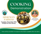 Trial By Flavor Cooking Demonstration: Armenian Sarmas
