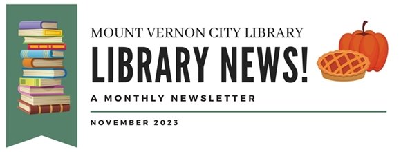 Library News! A monthly newsletter November 2023