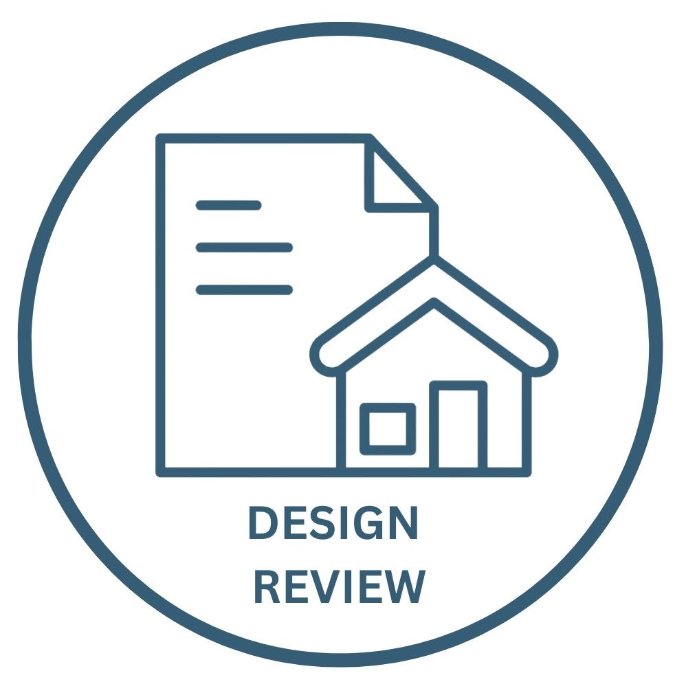 Design Review blue